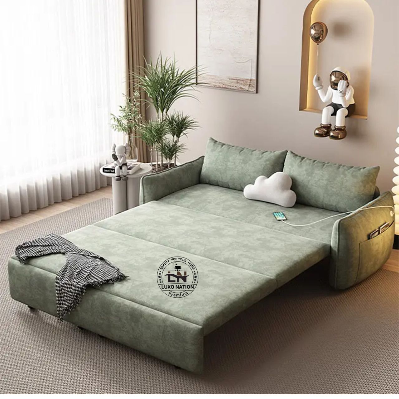 Luxo Nation Luxury Sofa Bed – Modern Design & Premium Quality Sofa